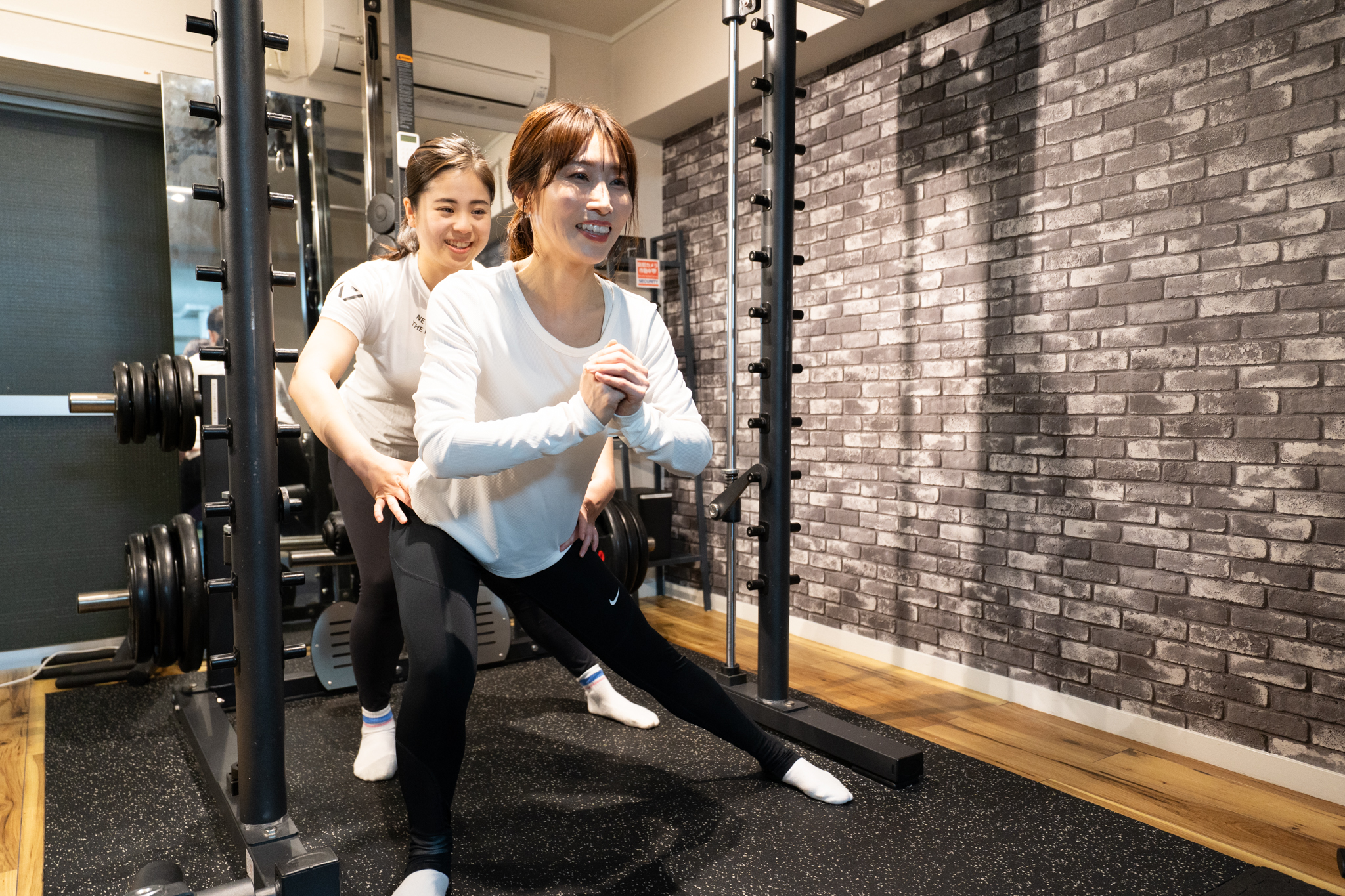 姿勢チェックの様子